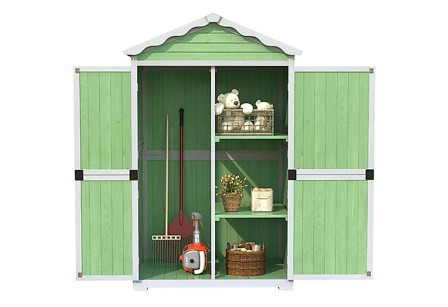 HAUSS SPOLE Geräteschrank Gartenmöbel Aufbewahrungsschuppen, Werkzeughaus f günstig online kaufen