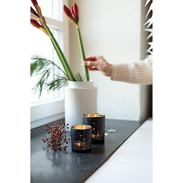 Räder Windlicht Design Teelichthalter Glanzlicht Lichtstadt günstig online kaufen