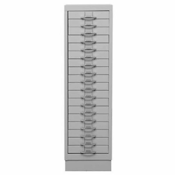 PROREGAL Schubladenschrank Swan 18 Schubladen HxBxT 105 x 30 x 40 cm Grau günstig online kaufen