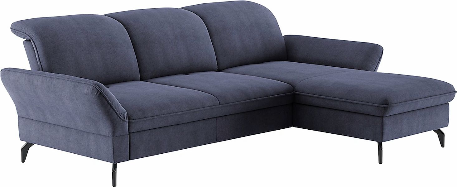 sit&more Ecksofa "Leandro L-Form" Wahlweise mit Bett-, Kopfteil - und Armle günstig online kaufen