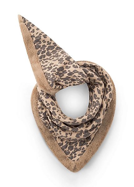 Codello Dreieckstuch Codello Dreieckstuch Teddyfellrückseite mit Leo-Muster günstig online kaufen