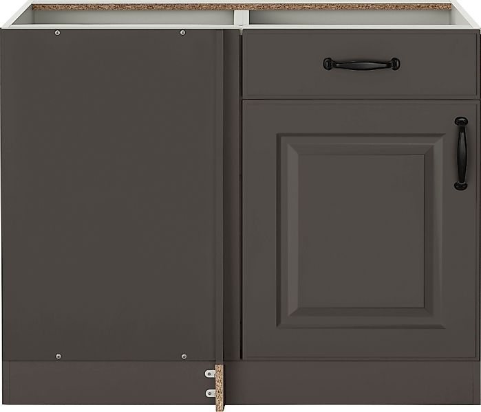 wiho Küchen Eckunterschrank "Erla", 100 cm breit, Kassettenfront, Planungsm günstig online kaufen