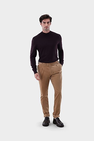 Stehkragenpullover aus Merzerisierter Merinowolle günstig online kaufen