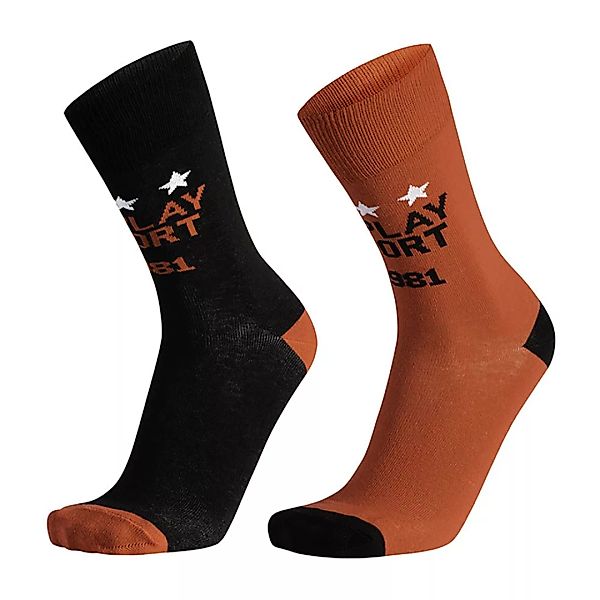Replay Casual Socken 2 Paare EU 35-38 Black / Red günstig online kaufen