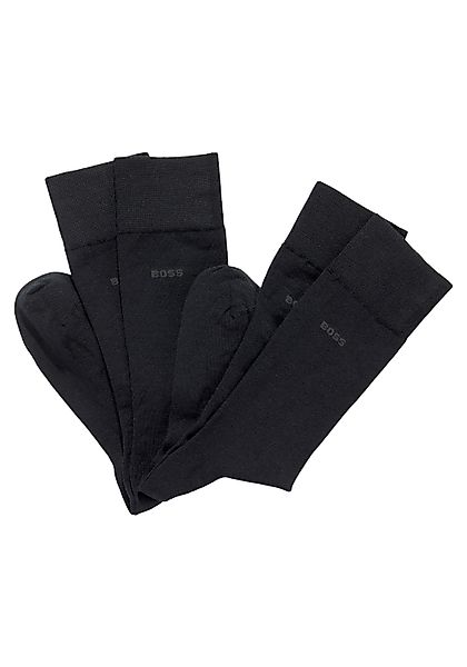 BOSS Socken "2P RS Uni WO", (Packung, 2 Paar, 2er Pack), mit eingesticktem günstig online kaufen