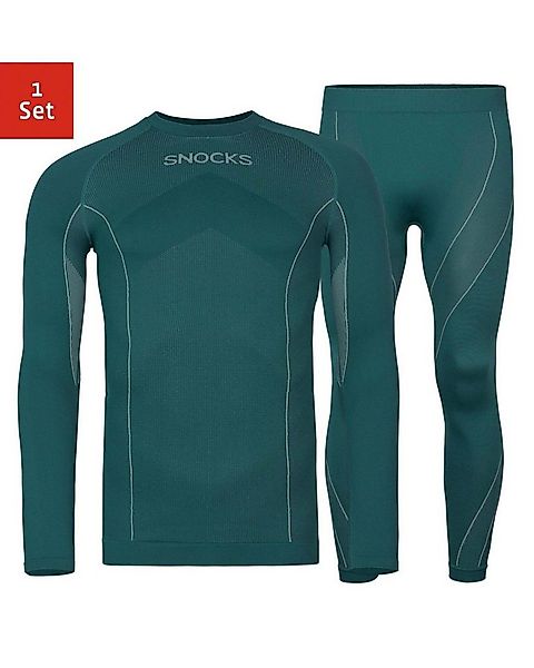 SNOCKS Thermounterhemd Thermounterwäsche mit Daumenloch für Herren (1-St) p günstig online kaufen