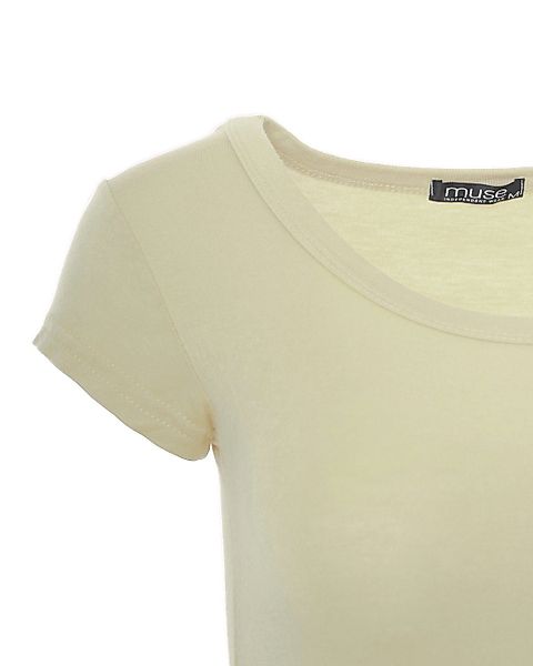 Muse T-Shirt Basic Kurzarm T-Shirt Skinny günstig online kaufen