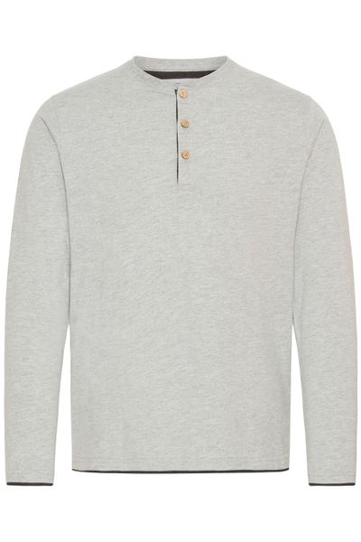 Indicode Rundhalsshirt IDGifford Longsleeve mit Knopfleiste günstig online kaufen