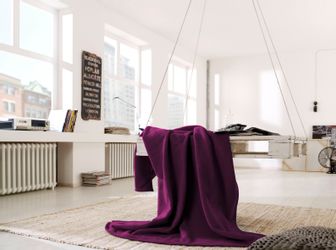 Biederlack Wohndecke "Cotton Home" im Uni Design, Kuscheldecke günstig online kaufen