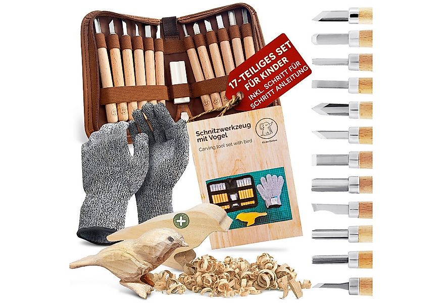 Eli Taschenmesser Schnitzmesser Kinder - Kindermesser - Schnitzset - Kinder günstig online kaufen
