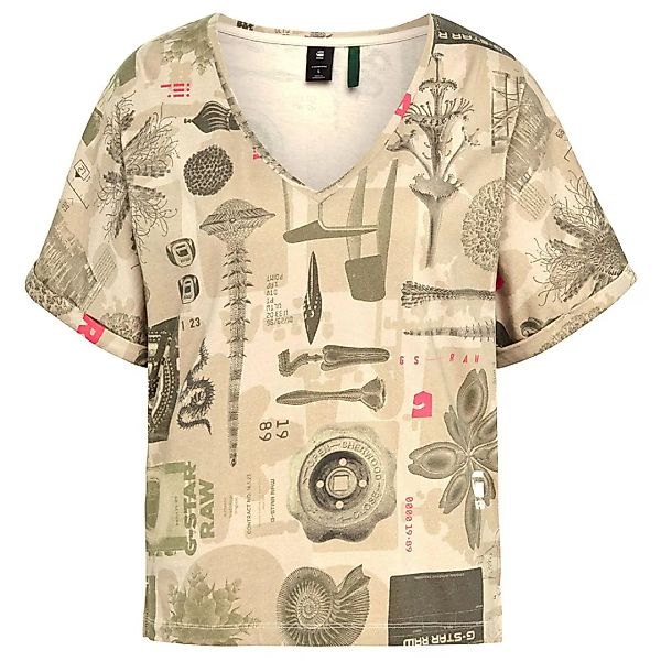 G-star Joosa Camo All Over Print Kurzärmeliges T-shirt S Whitebait Museum S günstig online kaufen