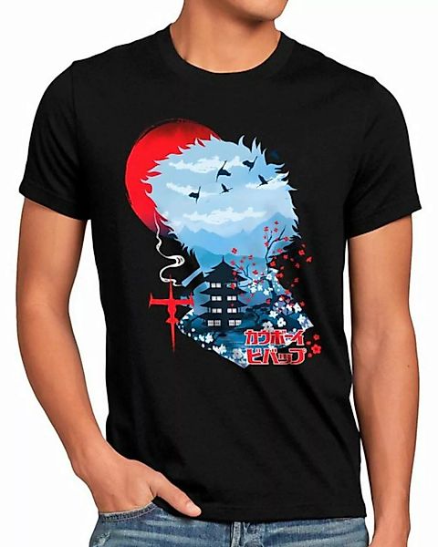 style3 Print-Shirt Herren T-Shirt Bounty Hunter Sunset anime manga swordfis günstig online kaufen
