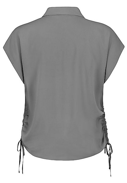 SUBLEVEL Blusenshirt Kurzärmeliges Hemd mit Kragen und Seitenschnürung Lege günstig online kaufen