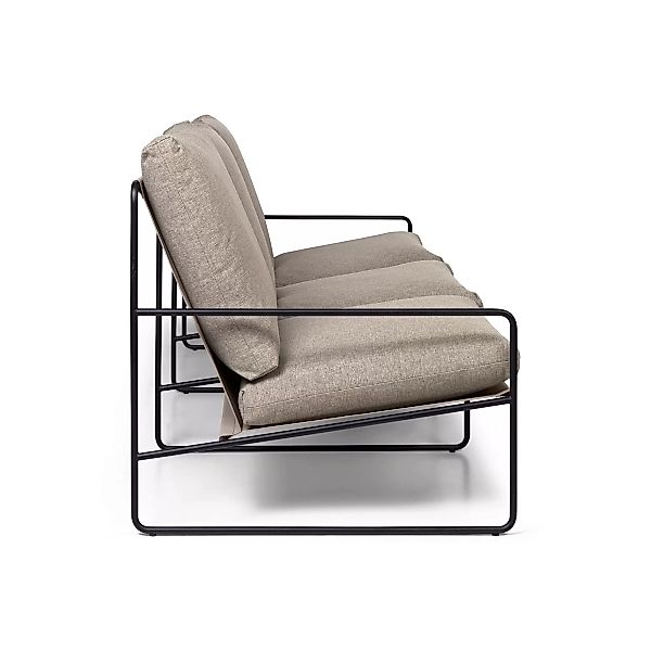 Gartensofa 3-Sitzer Desert Dolce textil beige / 3-Sitzer - L 233 cm - Innen günstig online kaufen