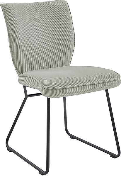 NIEHOFF SITZMÖBEL Esszimmerstuhl () 2er Set, Bezug Cord, Kufengestell, Sitz günstig online kaufen