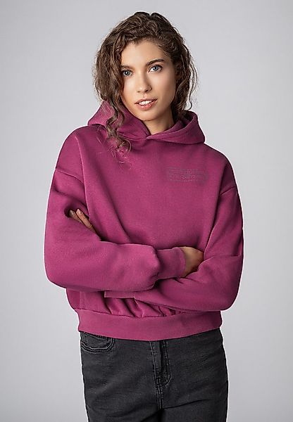 SUBLEVEL Kapuzenpullover Hoodie Mini-Print Sweater, Kapuzensweatshirt mit s günstig online kaufen