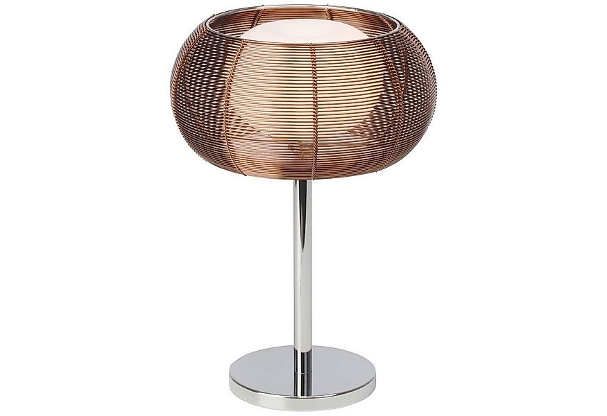 Brilliant Tischleuchte Relax, ohne Leuchtmittel, Tischlampe bronze/chrom günstig online kaufen