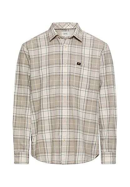 camel active Karohemd mit Brusttasche Langarm Kentkragen Kentkragen günstig online kaufen