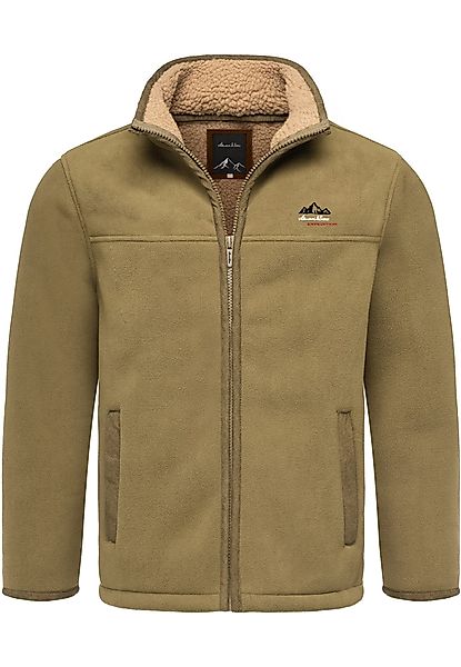 Amaci&Sons Fleecejacke OCONTO Fleecejacke Herren Teddyfell günstig online kaufen