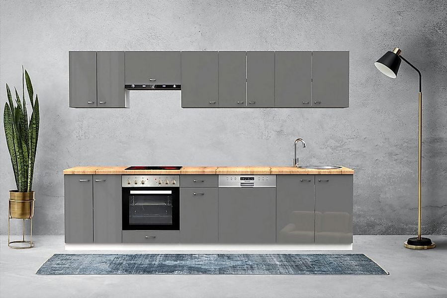 OMILI Küchenzeile OLVIT (Breite 300cm) Fronten 18mm, Softclose,SIND ERWEITE günstig online kaufen