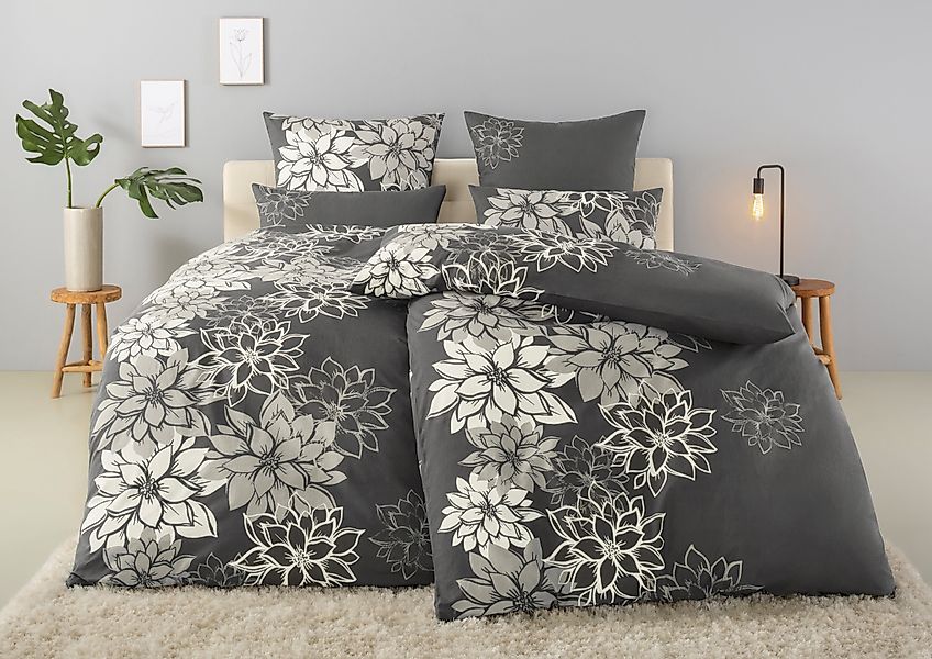 Home affaire Bettwäsche "Susan in Gr. 135x200 oder 155x220 cm" 2 Stk. tlg. günstig online kaufen