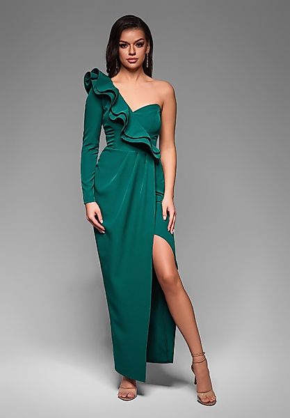 OMBRE Abendkleid Elegantes asymmetrisches Abendkleid mit günstig online kaufen