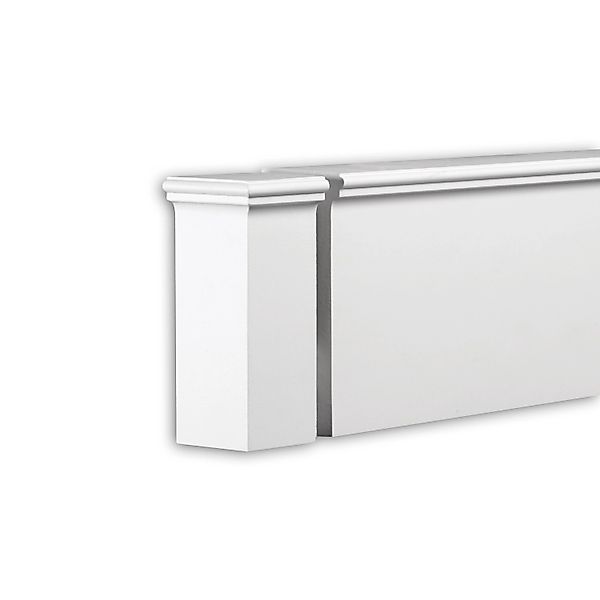 PROFHOME 403332 Stirnelement Außenstuck Zierelement Fassaden Element 7,4 cm günstig online kaufen