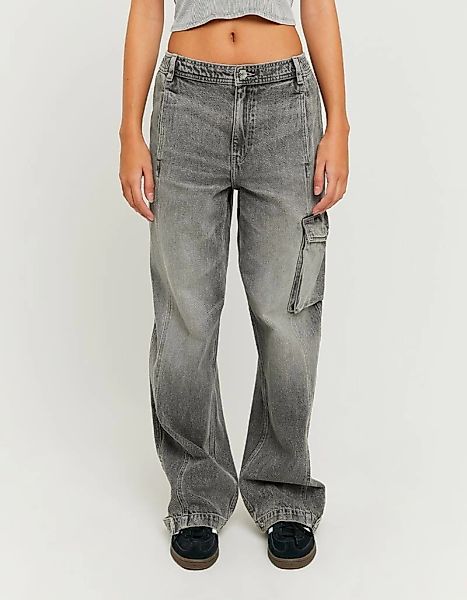Tally Weijl Cargojeans "SPADEGINNA" Baumwolle, baggy günstig online kaufen
