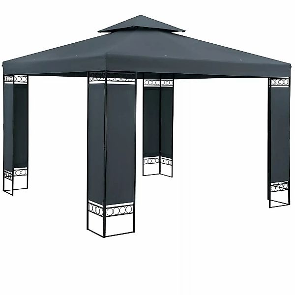 Pavillon Lorca Anthrazit 3x3m UV-Schutz 50+ günstig online kaufen