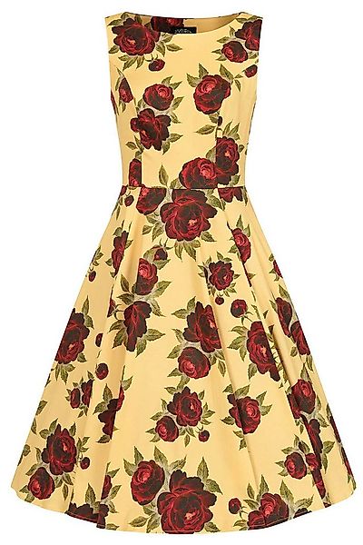 Hearts & Roses London A-Linien-Kleid Orla Floral Swing Dress Retro Vintage günstig online kaufen