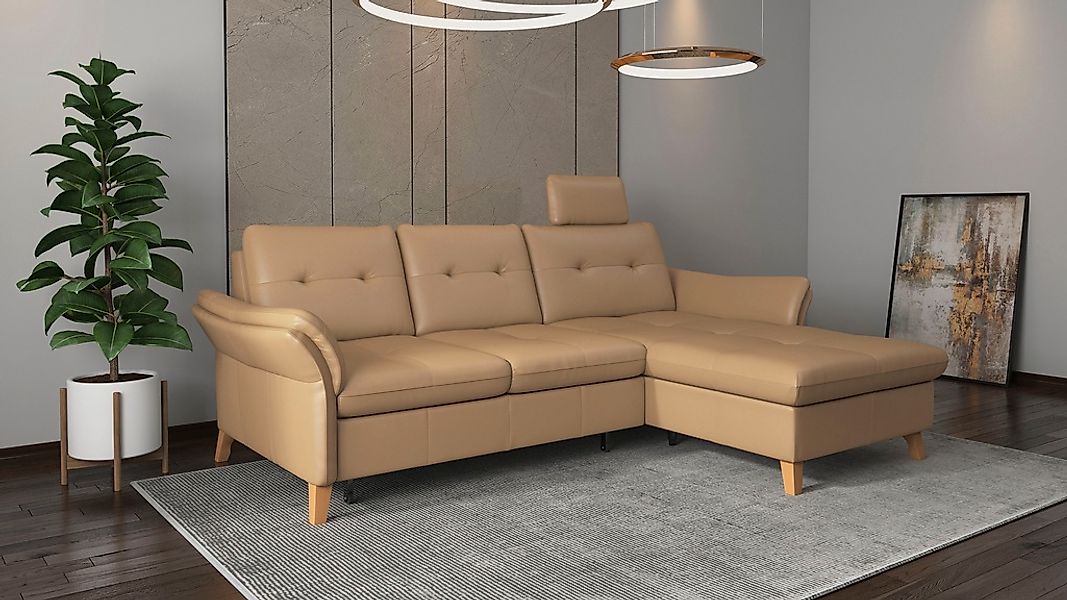 sit&more Ecksofa "Göteborg" Sitztiefenverstellung und Federkern, wahlweise günstig online kaufen