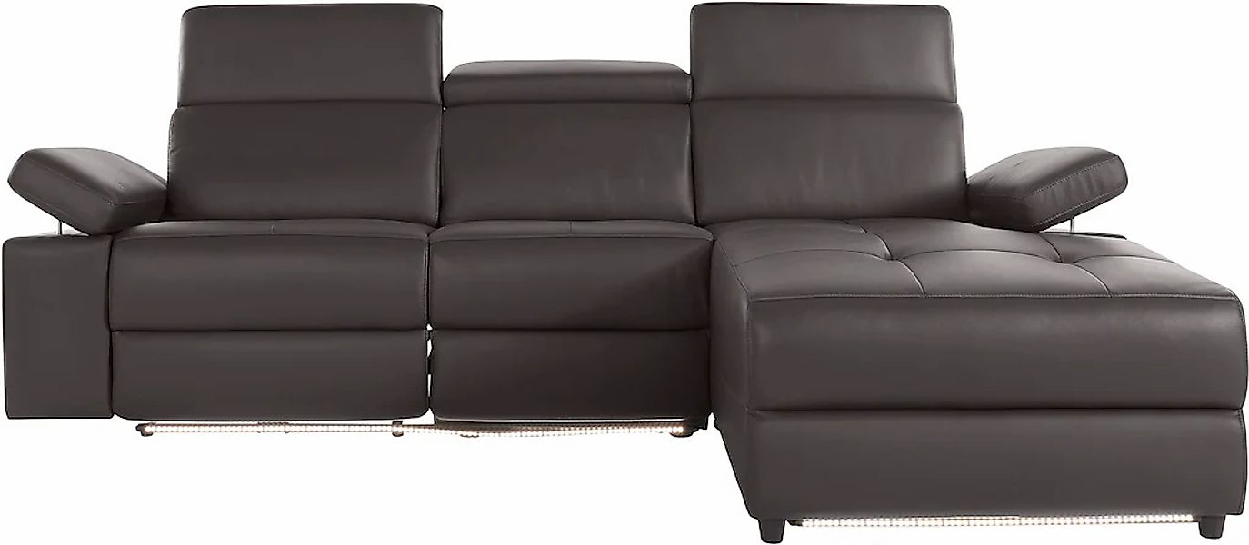 Home affaire Ecksofa "Kilado, L-Form," mit Relaxfunktion, verstellbarer Arm günstig online kaufen
