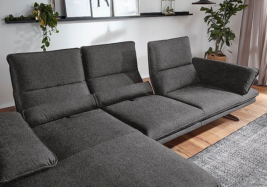 W.SCHILLIG Ecksofa »broadway, Designsofa mit tollem Sitzkomfort, L-Form«, S günstig online kaufen
