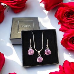 KARMA Schmuckset Damen Schmuckset mit funkelnden günstig online kaufen