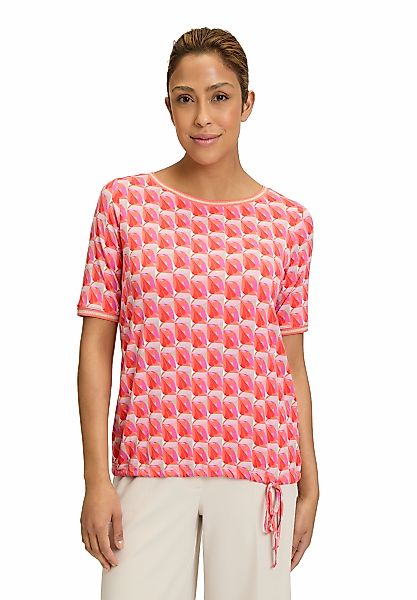 Betty Barclay Kurzarmshirt "Betty Barclay Casual-Shirt mit Tunnelzug", Ripp günstig online kaufen