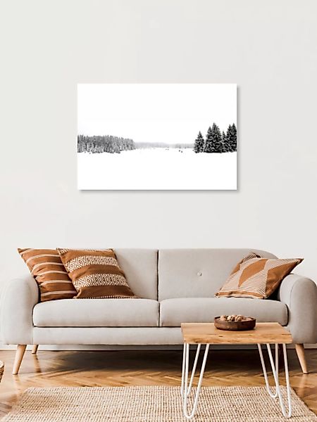 Poster / Leinwandbild - White White Winter günstig online kaufen