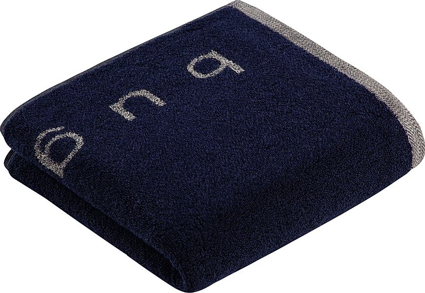 bugatti Handtuch »Emilio«, (2 St., Handtuch 50 x 100 cm), mit Logo-Schriftz günstig online kaufen