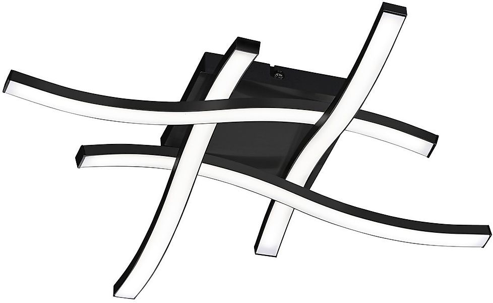 Reality Leuchten LED Deckenleuchte Route, LED fest integriert, Warmweiß, mo günstig online kaufen