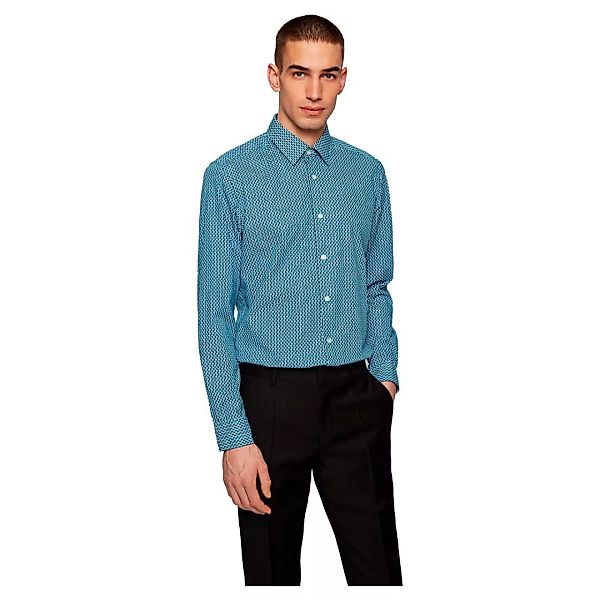 Boss 50450945 Lukas Shirt 2XL Turquoise / Aqua günstig online kaufen