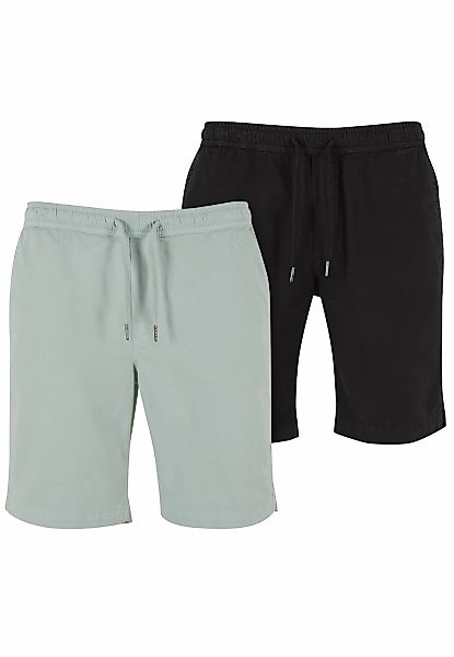 URBAN CLASSICS Shorts "Urban Classics Stretch Twill Joggshorts 2-Pack" günstig online kaufen
