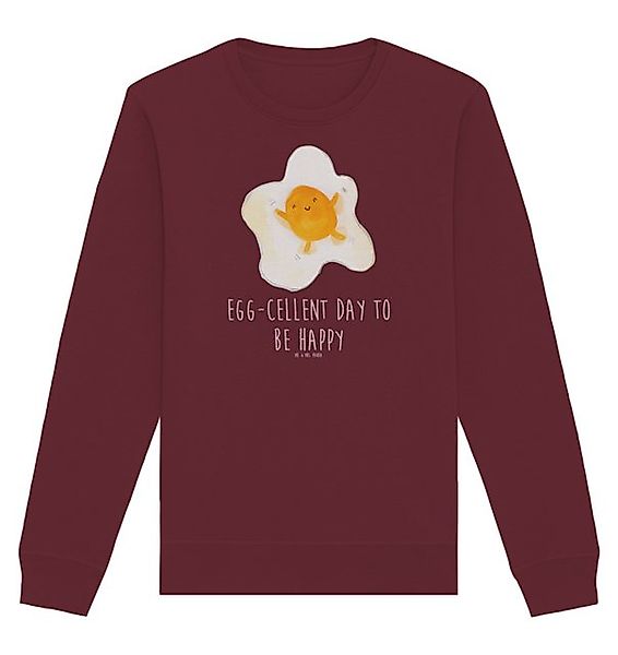 Mr. & Mrs. Panda Longpullover Spiegelei Ei Größe L - Burgundy - Geschenk, P günstig online kaufen