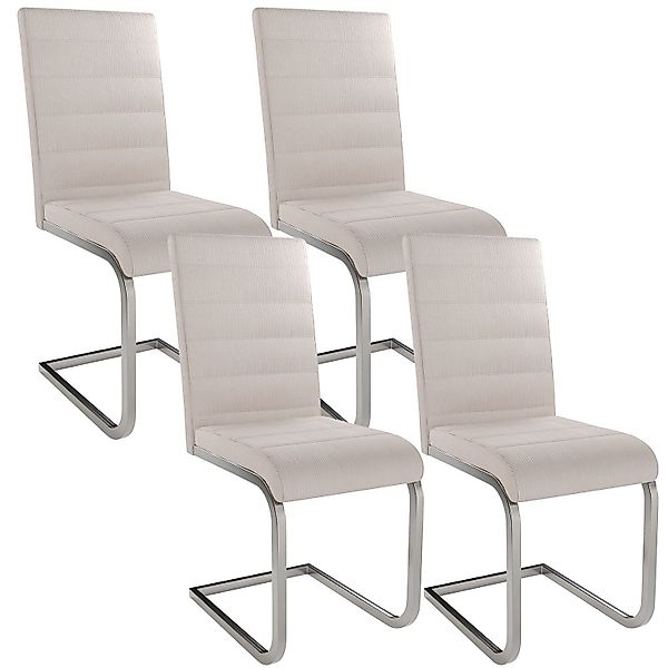 Juskys Freischwinger Vegas (4 St), hohe günstig online kaufen