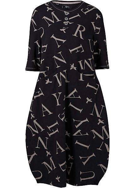 Weites Baumwoll-Kleid mit Taschen, knieumspielend günstig online kaufen