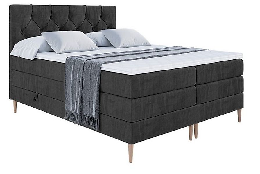 ALTDECOR Boxspringbett MIRAGE-F KING (Multipocket-Matratze H4, H3 Matratze günstig online kaufen