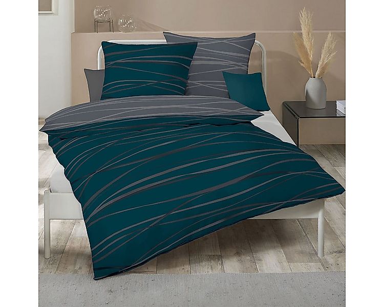 TRAUMSCHLAF Bettwäsche, Biber, 3 teilig, warme weiche Qualität günstig online kaufen