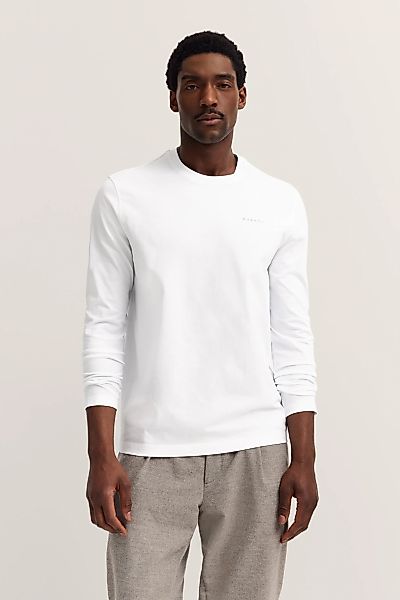 bugatti Longsweatshirt "Rundhals", im Modern Fit aus Baumwolle günstig online kaufen