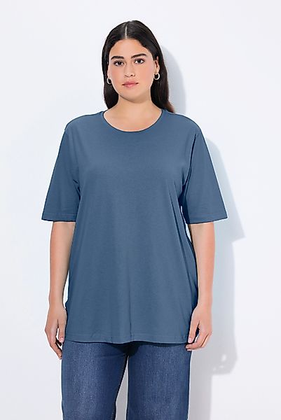 Ulla Popken T-Shirt T-Shirt Rundhalsausschnitt Relaxed günstig online kaufen