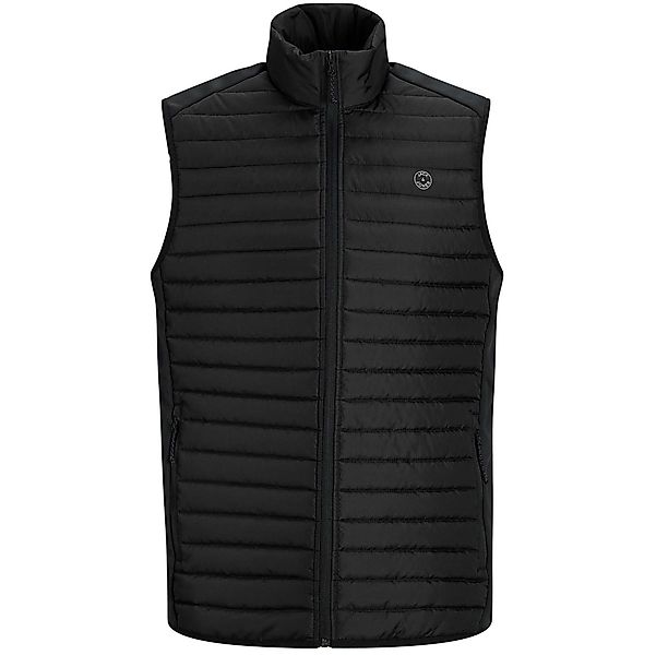 Jack&Jones Leichte Steppweste mit elastischen Einsätzen Farbe schwarz Größe günstig online kaufen