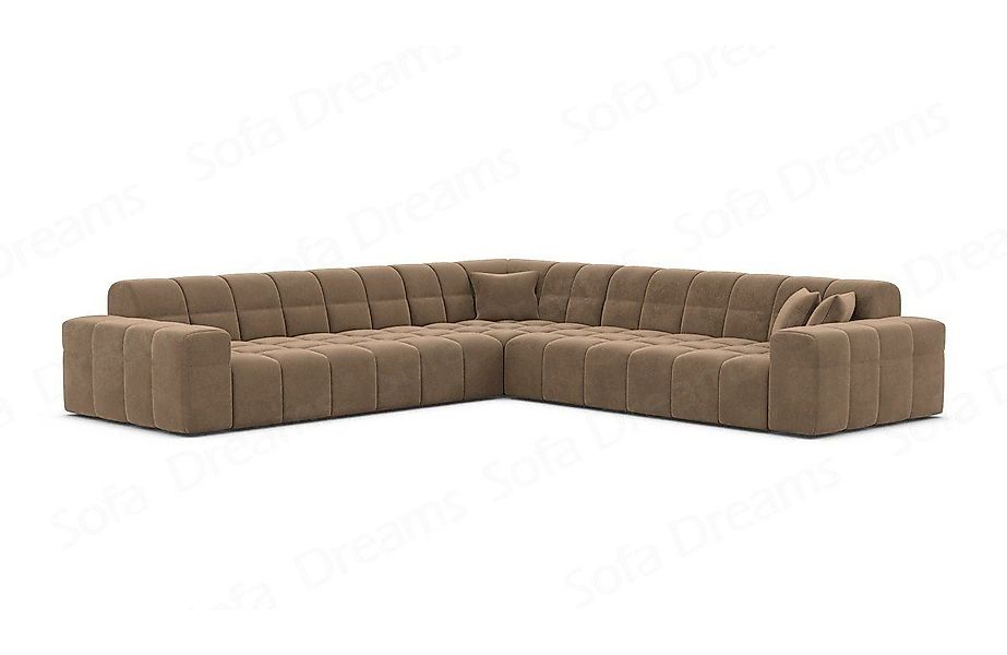 Sofa Dreams Ecksofa Polsterstoff Ecksofa Samt günstig online kaufen