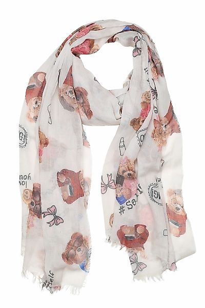 COLLEZIONE ALESSANDRO Modeschal "Teddy" 1 Stk. tlg. mit buntem Druck günstig online kaufen